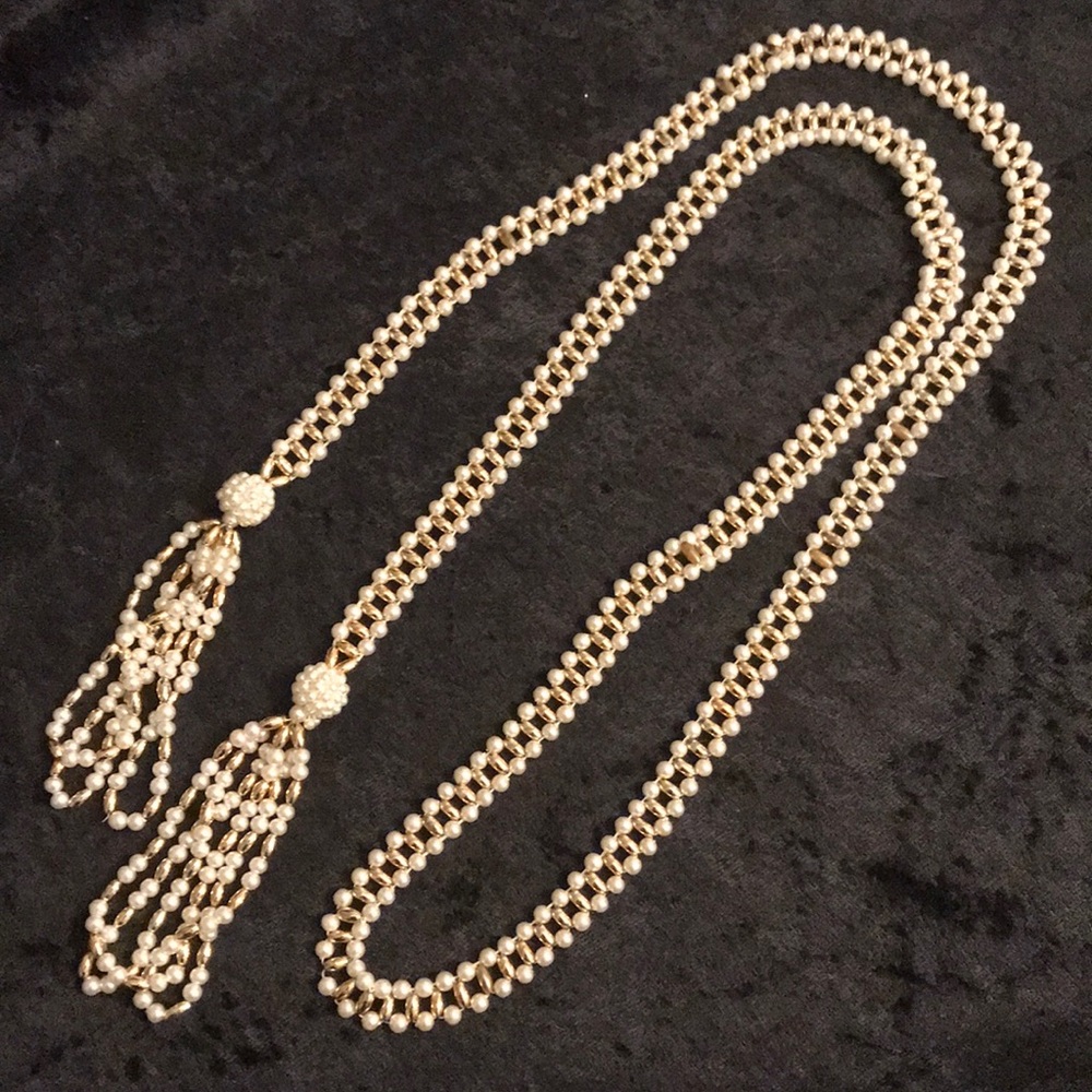 Pearl belt or sash